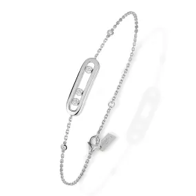 0.11ctw White Gold Diamond Bracelet