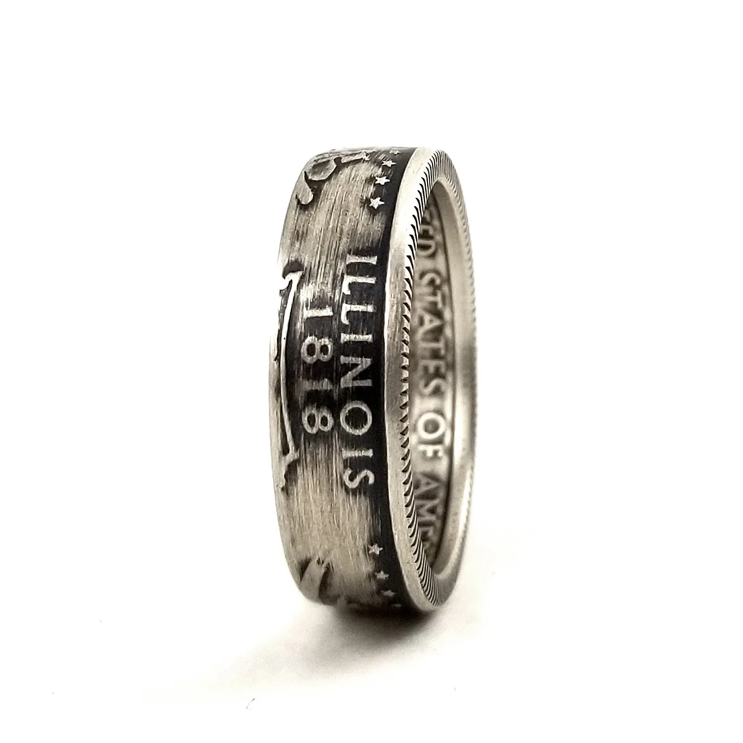 90% Silver Illinois Quarter Ring