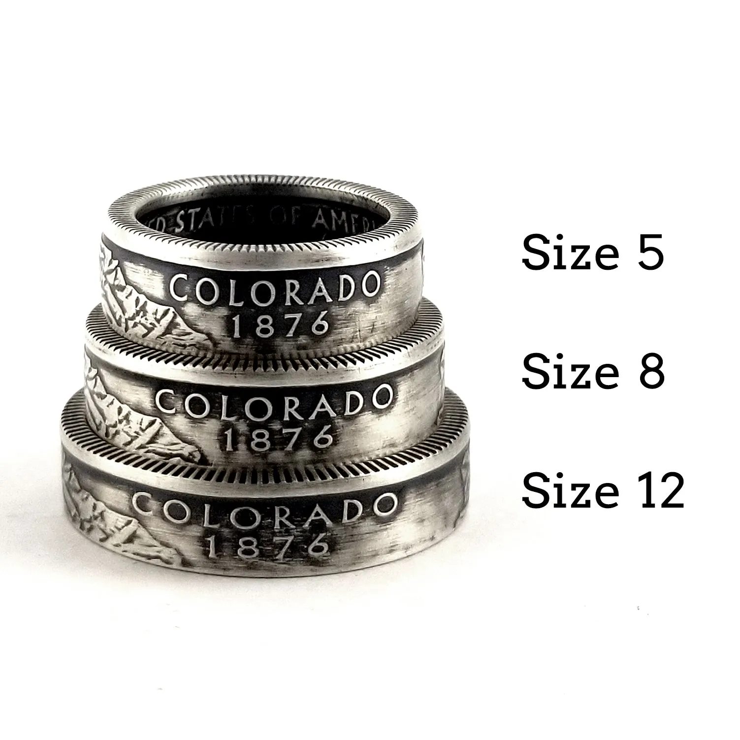 90% Silver Illinois Quarter Ring