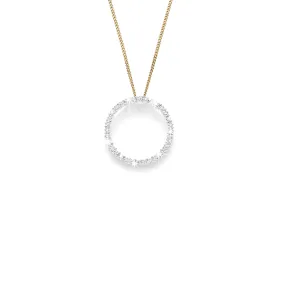 9CT DIAMOND CIRCLE OF LIFE PENDANT