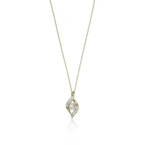 9CT GOLD DIAMOND-SET PENDANT CH12319