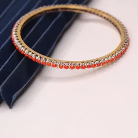 Bangle in orange Color