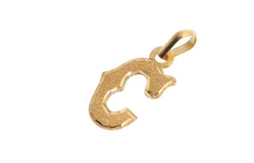 'C' Initial Pendant 22ct Gold (1.8g) P-5609