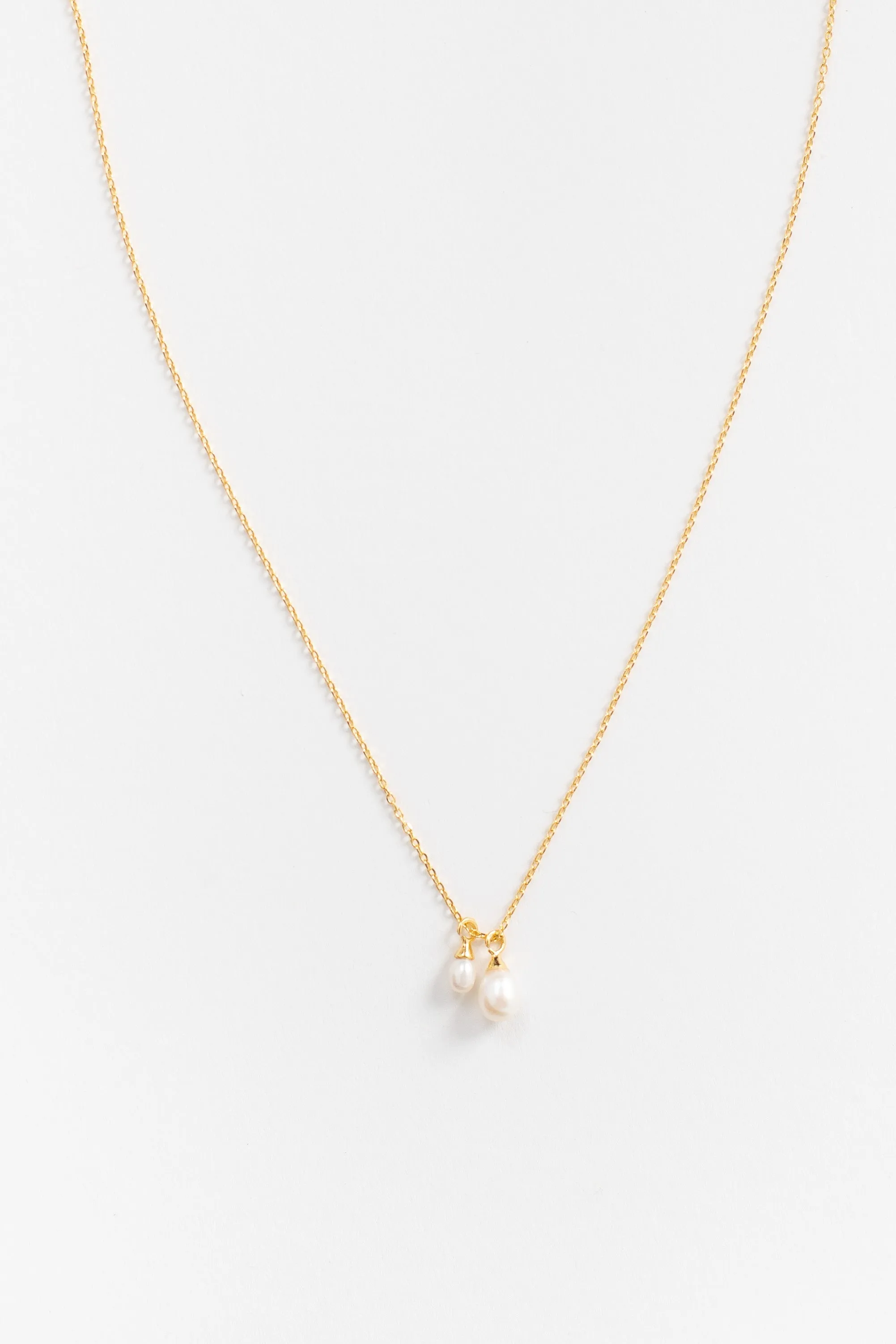 Cove Double Pearl Necklace