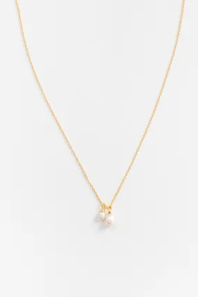 Cove Double Pearl Necklace