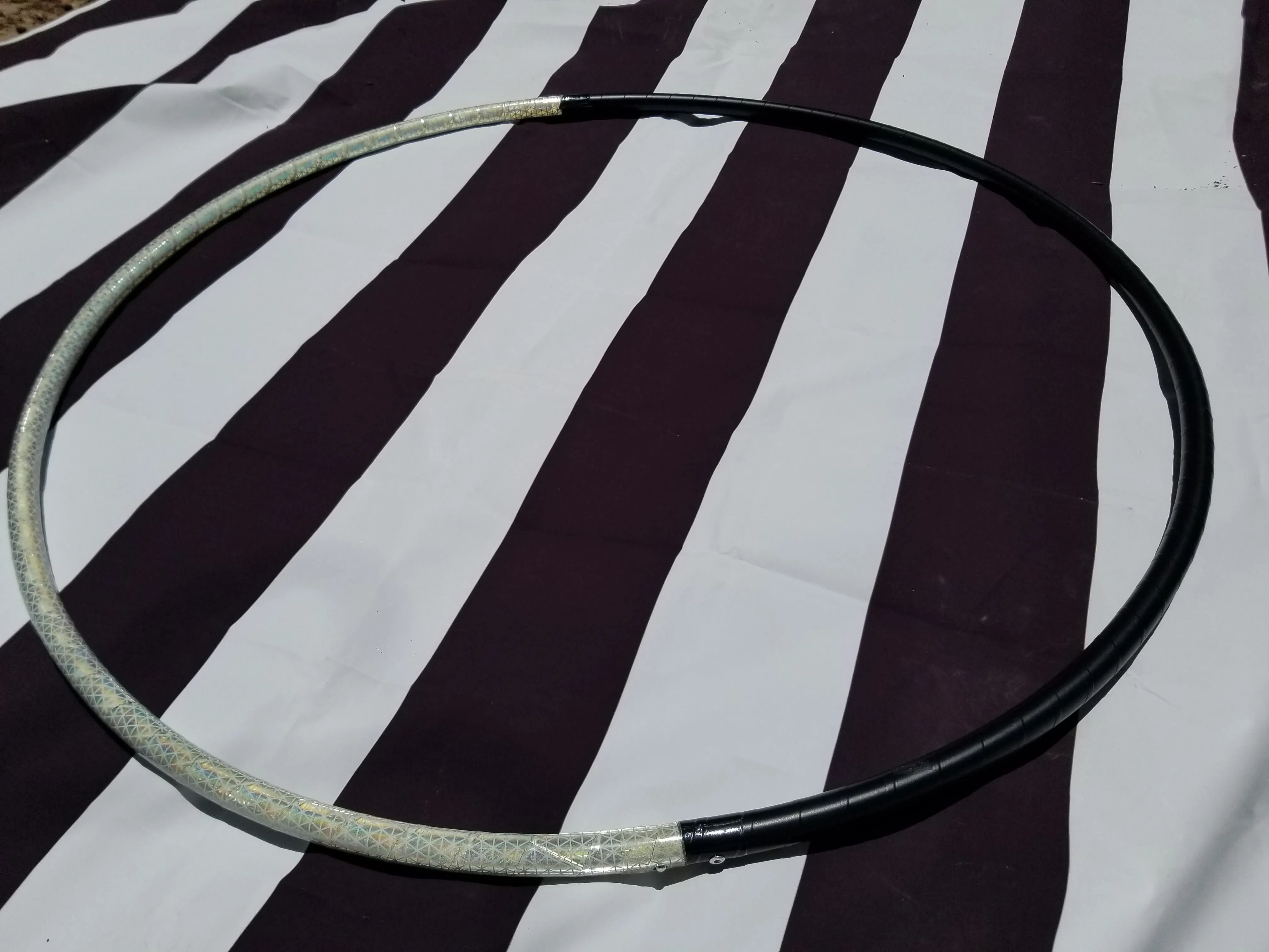 Crescent Moon Reflective Taped Hoop