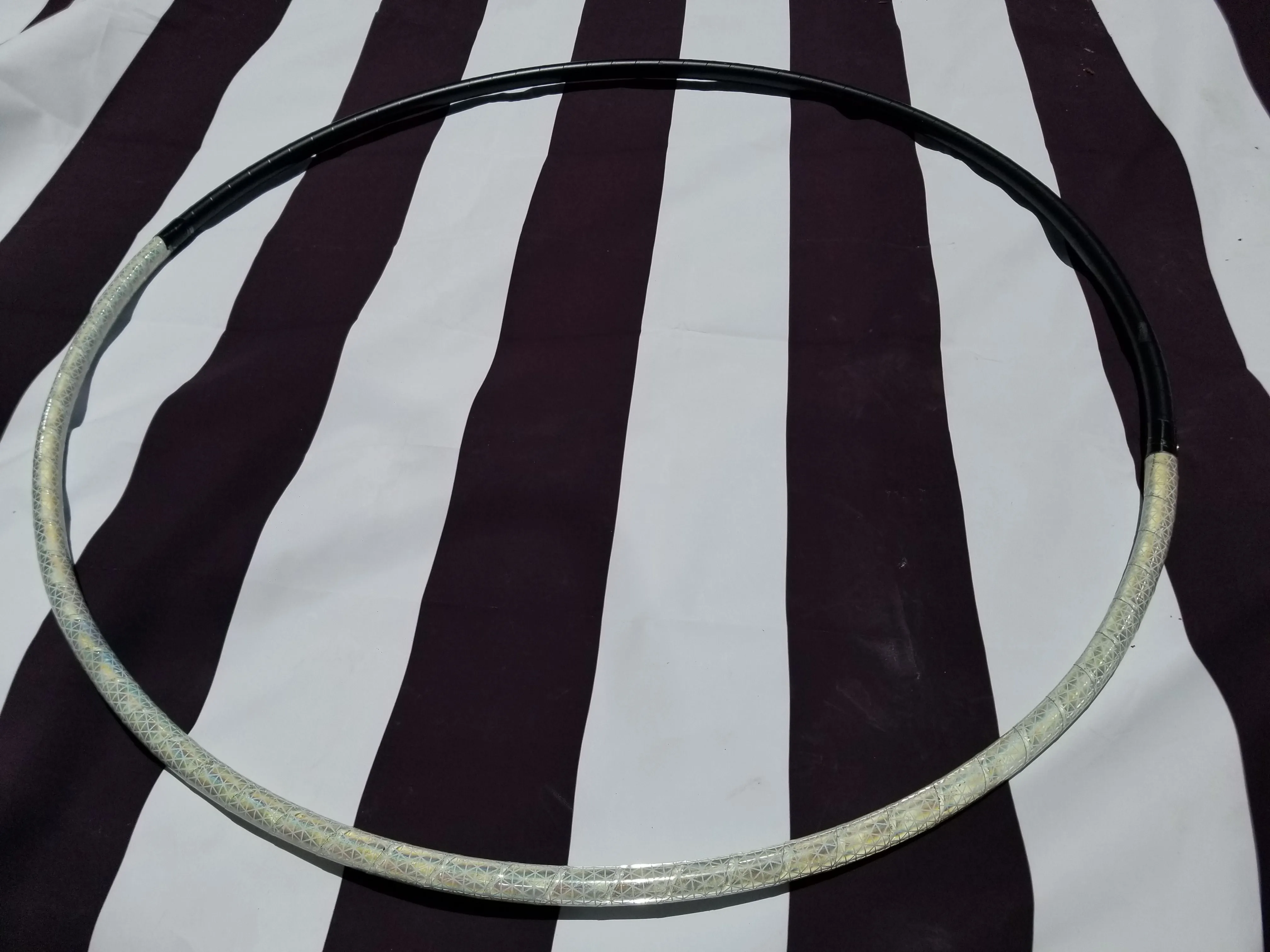 Crescent Moon Reflective Taped Hoop