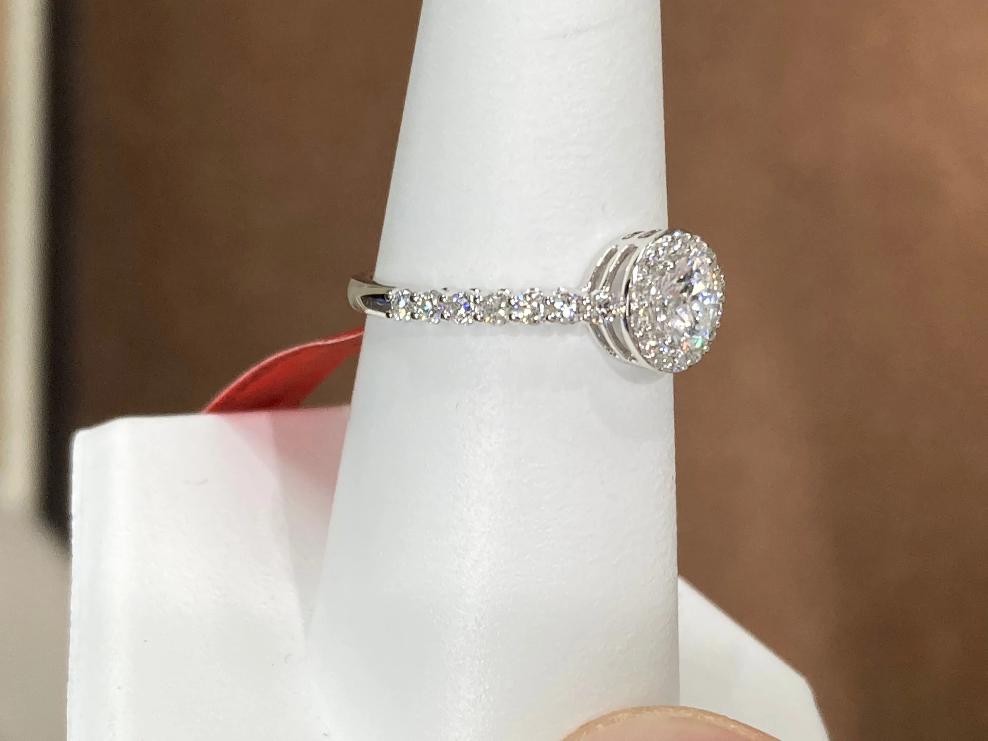 Diamond Engagement Ring White Gold