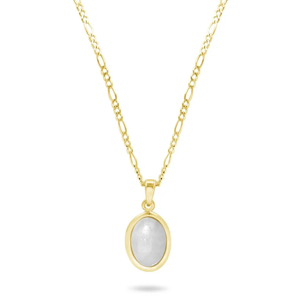 Dream Jadeite necklace in 14K Solid Gold