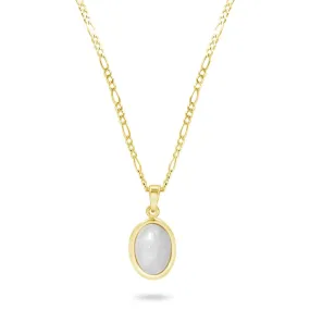 Dream Jadeite necklace in 14K Solid Gold