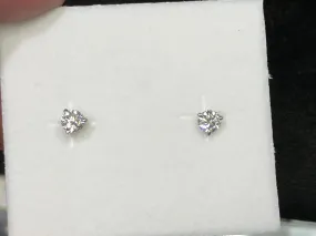 Lab Grown Diamond Stud Earrings 1.02 Carats