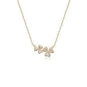 Leaf Cubic Zirconia Necklace