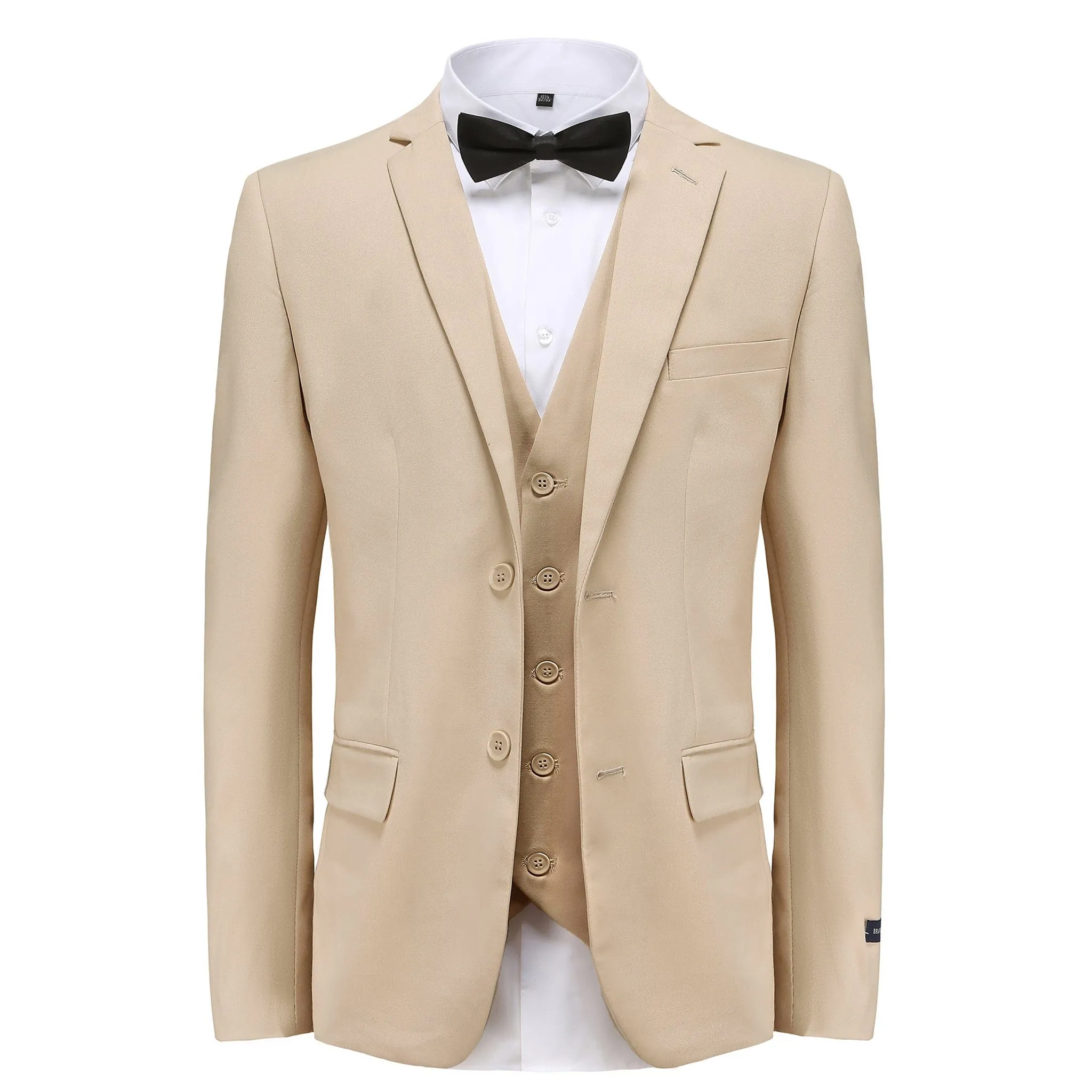 MILANO LABEL SLIM FIT SUIT/M3OO/TAN