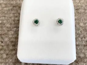 Silver Swarovski Zirconium Earrings