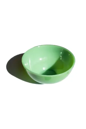 Wù — Green jade stone bowl